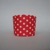 Scallop Edge Baking/Muffin Cups: Large - Stripes, Spots & Stars: Pack of 20