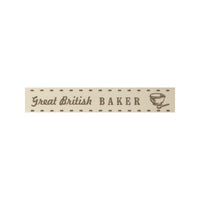 Ribbon: Great British Baker Various Colours - 15mm 4m