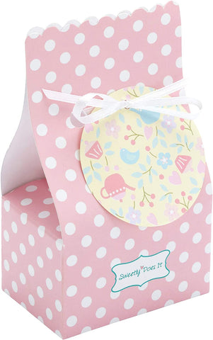 Treat Bags: KitchenCraft Sweetly Does It - Pink Polka - Set of 8