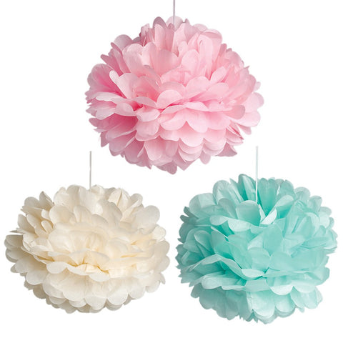 Pompoms: Pastels - Pink, Cream & Mint