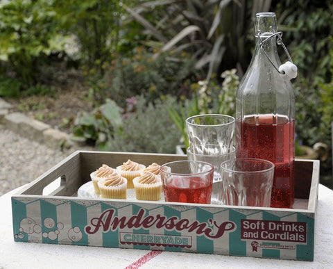 Tray Crate Wooden Box: Cherryade