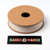 Ribbon: Polka Dot Taupe - 15mm 3m