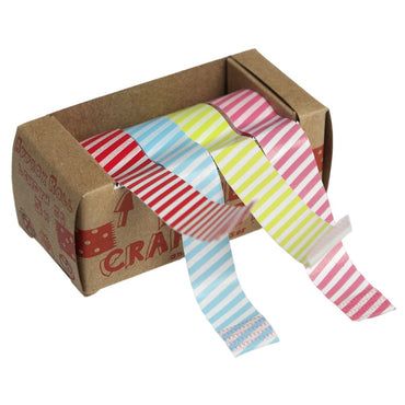 Tape: Washi Style: Candy Stripes - set of 4