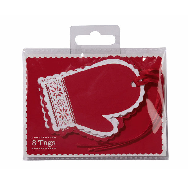 Gift Tags or Place Cards: Mittens - Set of 8