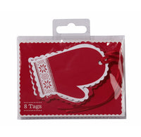 Gift Tags or Place Cards: Mittens - Set of 8