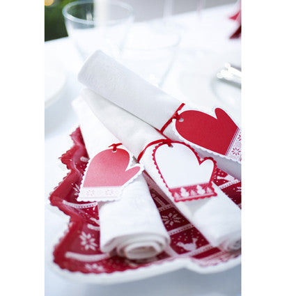 Gift Tags or Place Cards: Mittens - Set of 8