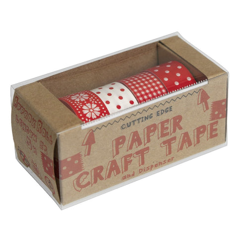 Tape: Scandi Red - Pack of 4