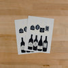 Temporary Tattoos: Wine Bottles