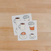 Temporary Tattoos: Coffee