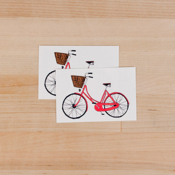 Temporary Tattoos: Bicycle