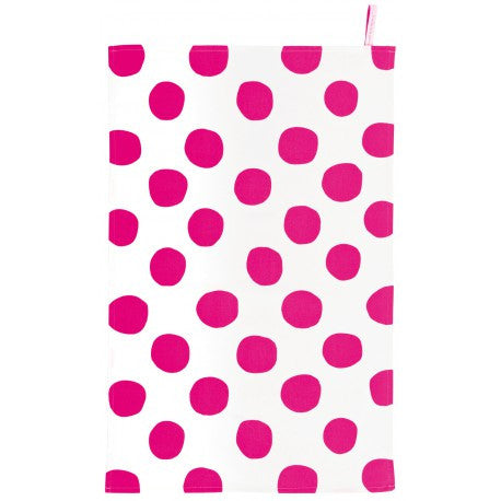 Tea Towel: Pois Pink