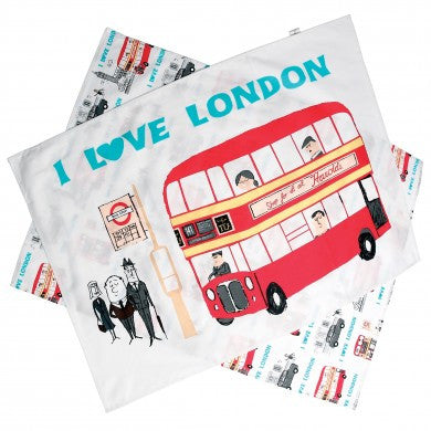 Tea Towels: Set of 2 I Love London