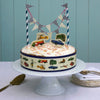 Cake Bunting & Decorating Set: Vintage Transport