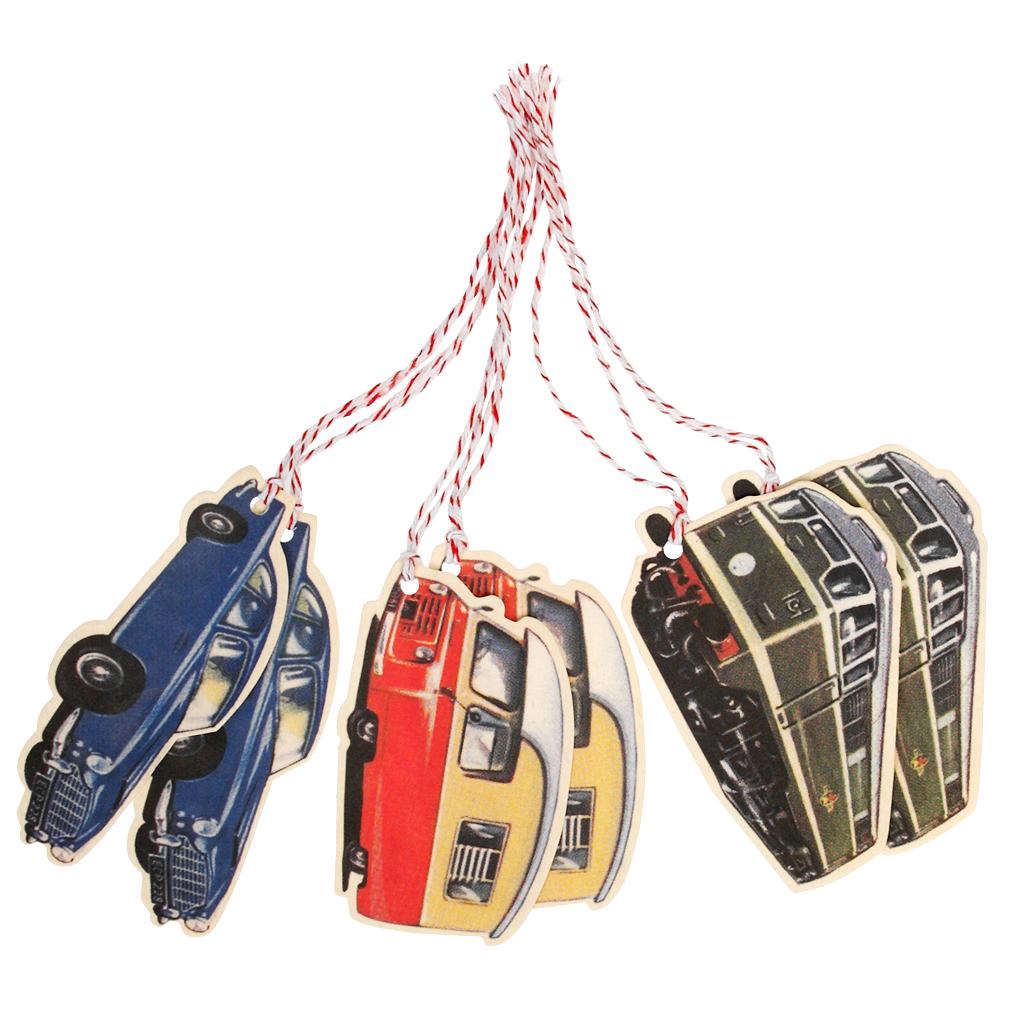 Gift Tags: Vintage Transport