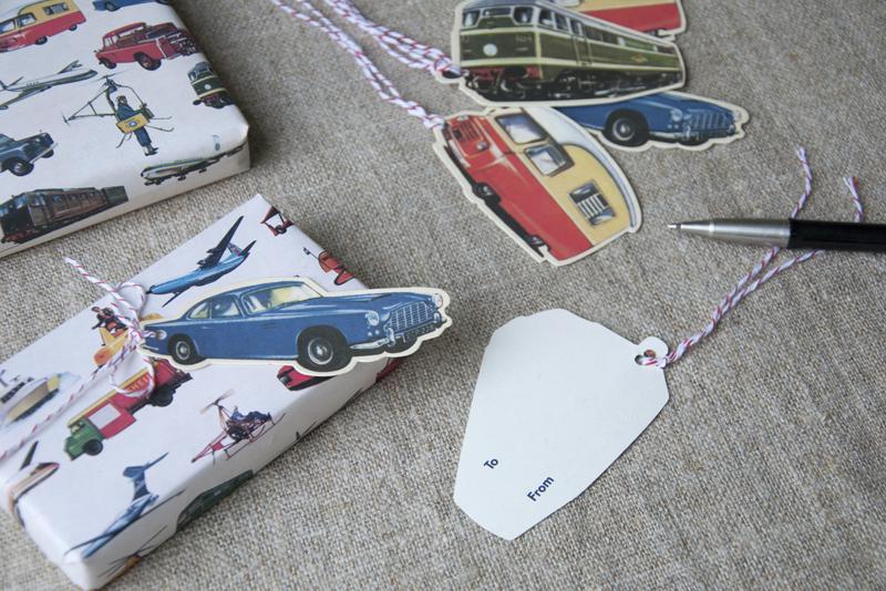 Gift Tags: Vintage Transport