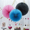 Hanging Decorations: Wall Fan - Black, Blue & Pink