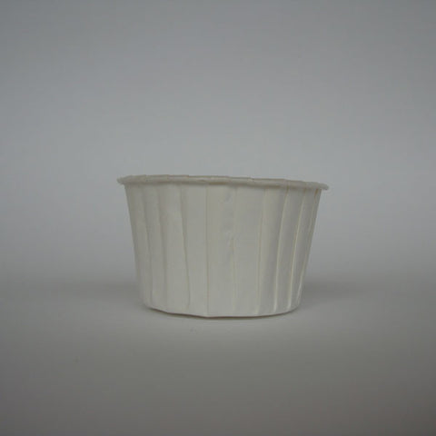 Baking Cups: Pleated White: Pack of 20