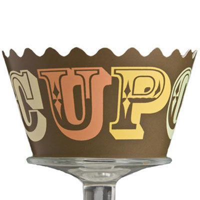 Cupcake Wrappers: Reusable - Chocolate 'Cupcake'