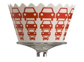 Cupcake Wrappers: Reusable - Cars